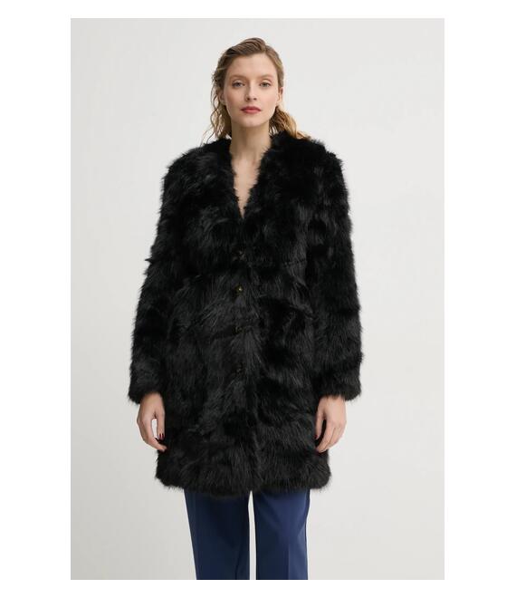 Παλτό ZADIG&VOLTAIRE χρώμα: μαύρο, WWCO00213