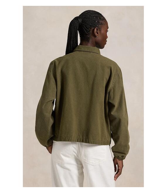 Βαμβακερό μπουφάν Polo Ralph Lauren χρώμα: πράσινο, 211936442