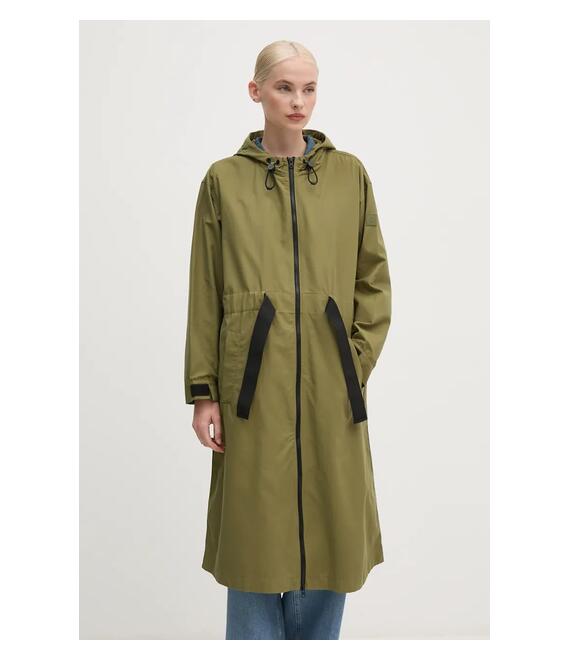 Παρκά United Colors of Benetton χρώμα: πράσινο, 2XLTDN002