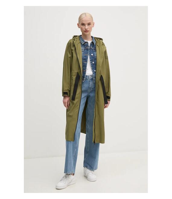 Παρκά United Colors of Benetton χρώμα: πράσινο, 2XLTDN002