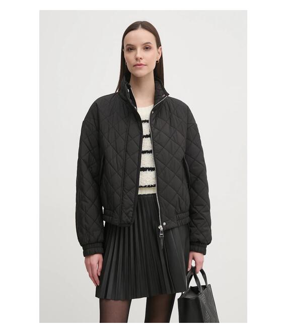 Μπουφάν Dkny χρώμα: μαύρο, DLEMPU30