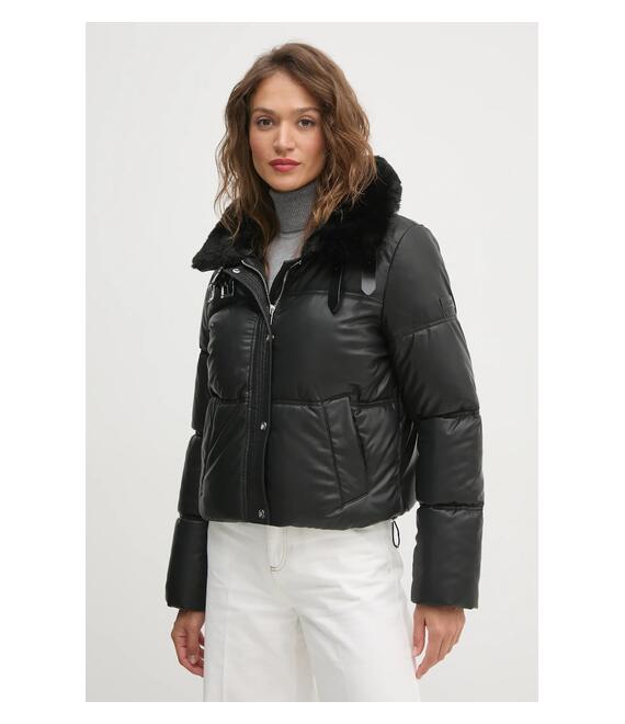 Μπουφάν Dkny χρώμα: μαύρο, DLEMPU23