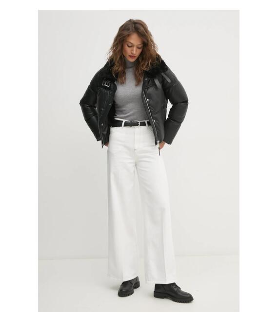 Μπουφάν Dkny χρώμα: μαύρο, DLEMPU23