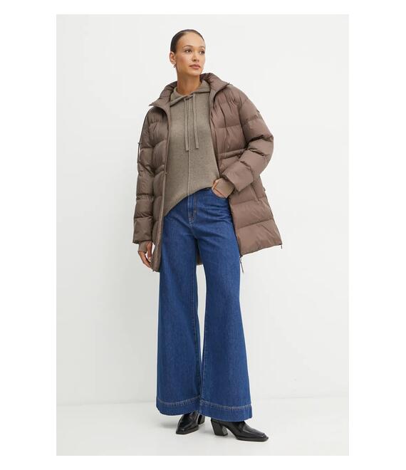 Μπουφάν Max Mara Leisure χρώμα: καφέ, 2426486068600