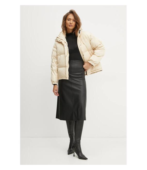 Μπουφάν με επένδυση από πούπουλα Weekend Max Mara χρώμα: μπεζ, 2425486062600