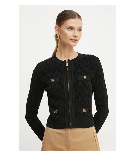 Πλεκτή ζακέτα Marciano Guess HERMIONE χρώμα: μαύρο, 4BGR64 5661Z