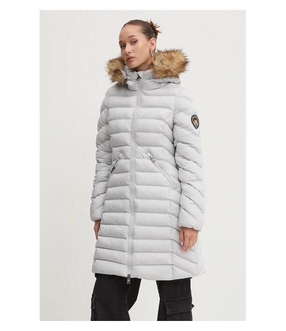 Μπουφάν Superdry χρώμα: γκρι, W5011789A-FRM
