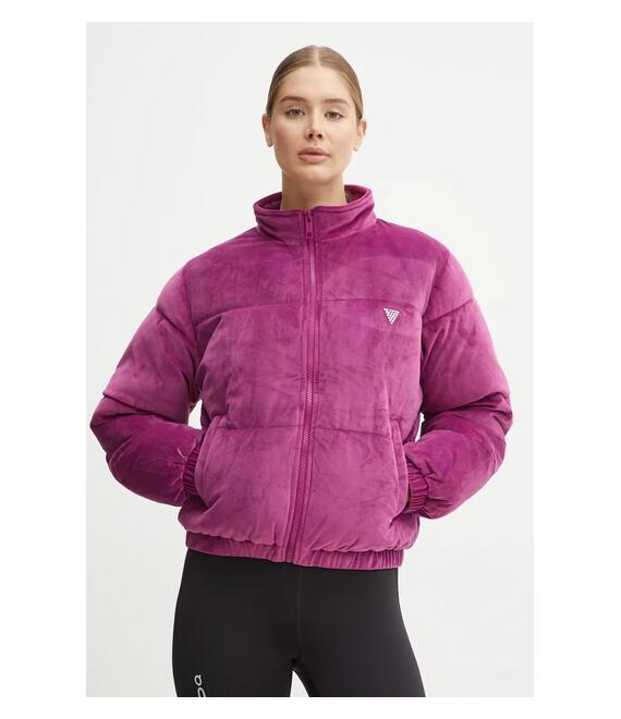 Μπουφάν Guess COUTURE χρώμα: μοβ, V4BL03 KBXI2