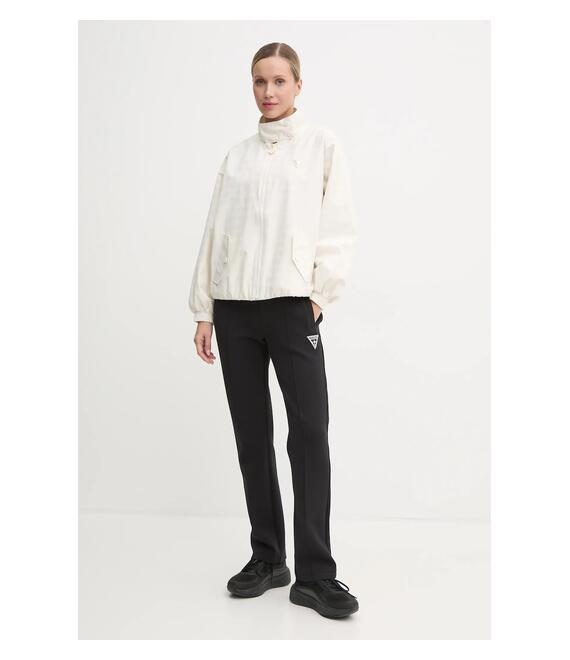 Μπουφάν Guess χρώμα: μπεζ, V4BQ24 WGLW2