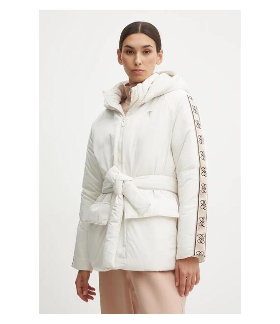 Μπουφάν Guess χρώμα: μπεζ, V4BL07 WGMX2