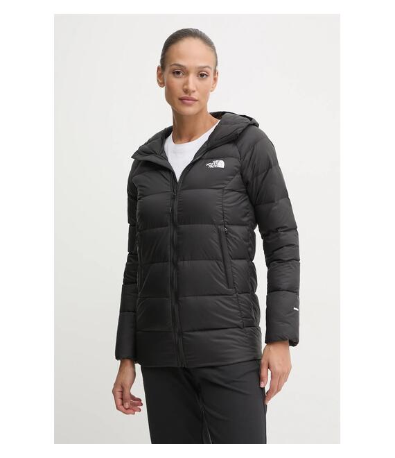 Μπουφάν με επένδυση από πούπουλα The North Face Hyalite χρώμα: μαύρο, NF0A7Z9R4H01