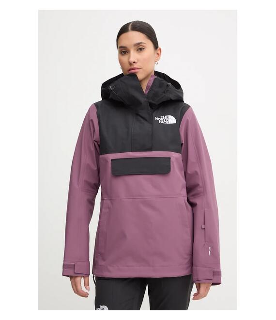 Μπουφάν The North Face Driftview χρώμα: ροζ, NF0A82W144O1
