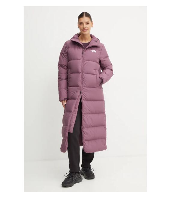 Μπουφάν με επένδυση από πούπουλα The North Face Triple C χρώμα: ροζ, NF0A84J41NI1