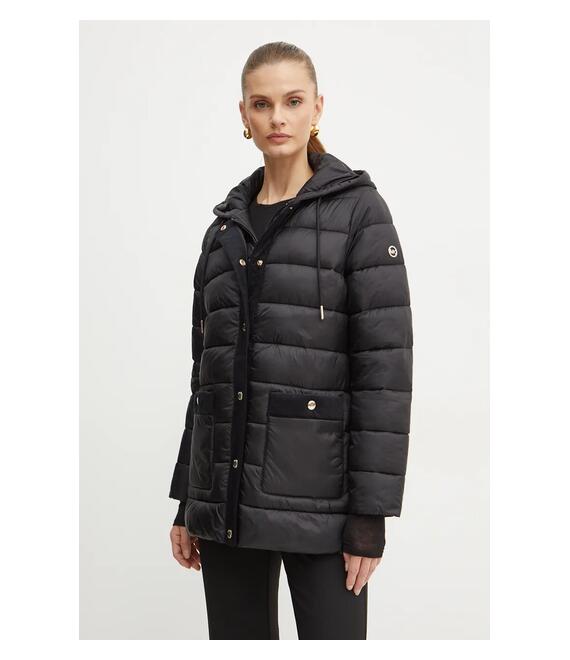 Μπουφάν MICHAEL Michael Kors χρώμα: μαύρο, 77B6682M42