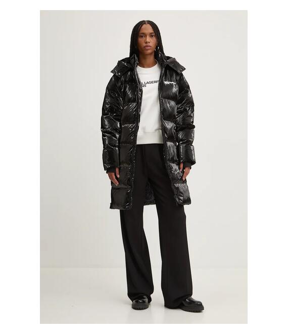 Μπουφάν Karl Lagerfeld Jeans χρώμα: μαύρο, 246J1506
