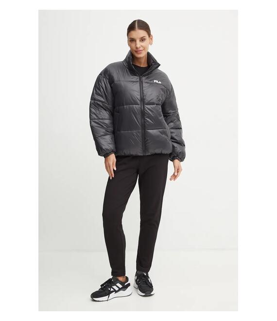 Μπουφάν Fila Lepe χρώμα: μαύρο, FAW0904
