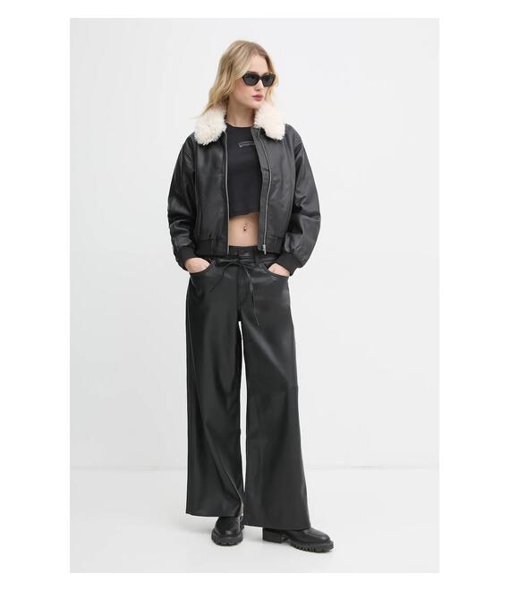 Μπουφάν Levi's χρώμα: μαύρο, A8975