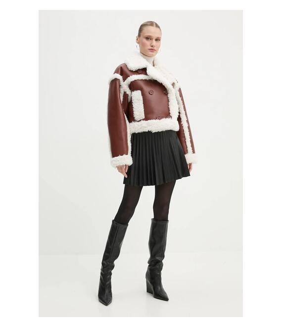 Μπουφάν Stand Studio Kristy Jacket χρώμα: καφέ, 61090-9010
