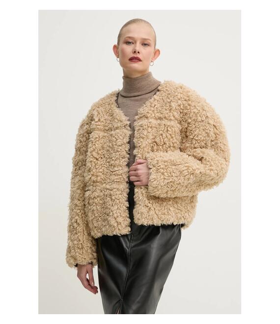 Μπουφάν δυο όψεων Stand Studio Charmaine Jacket χρώμα: μπεζ, 61947-9066