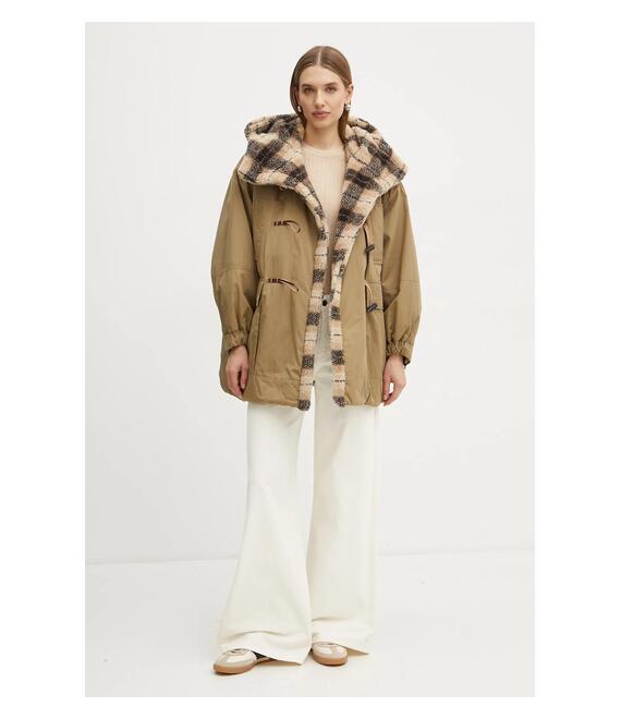 Μπουφάν Weekend Max Mara χρώμα: πράσινο, 2425486013600