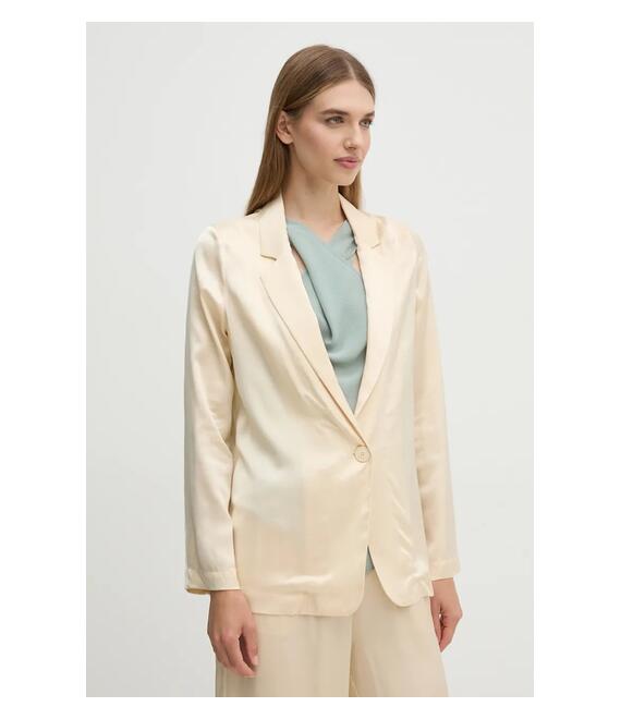Σακάκι United Colors of Benetton χρώμα: μπεζ, 2S7BDW02V
