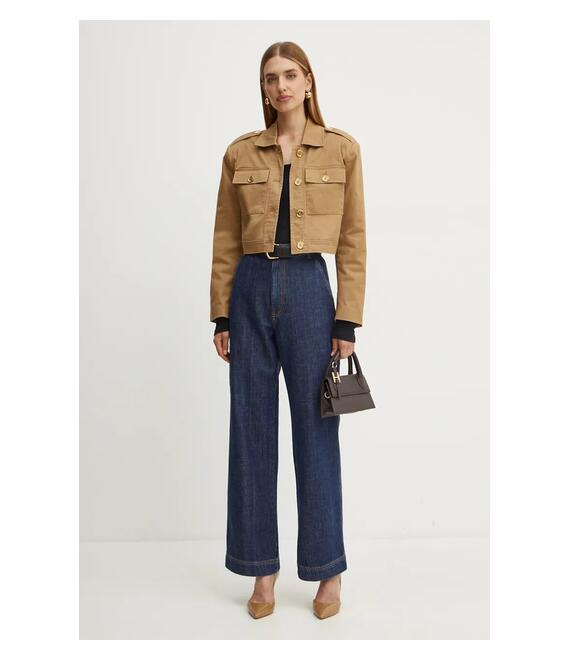 Μπουφάν MICHAEL Michael Kors χρώμα: μπεζ, MT4108E3X6