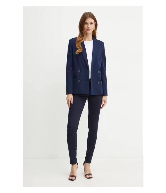 Σακάκι Twinset χρώμα: ναυτικό μπλε, 242TP2150