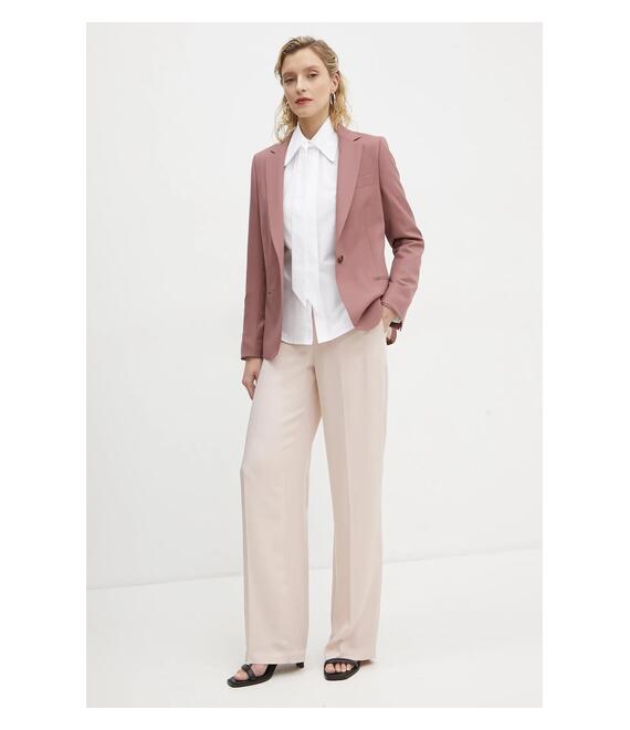 Μάλλινο σακάκι PS Paul Smith χρώμα: ροζ, W2R.248J.P31053