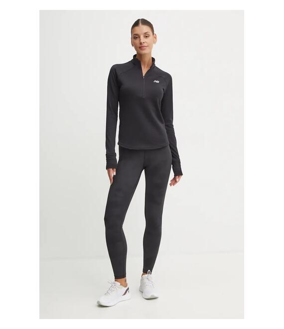 Κολάν για τρέξιμο New Balance Athletics Reflective Warming χρώμα: μαύρο, WP43258ACK