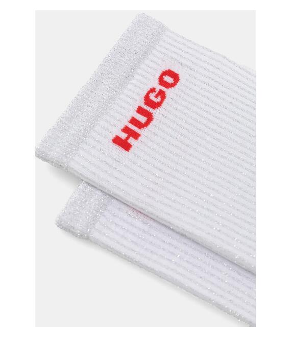 Κάλτσες HUGO 2-pack χρώμα: άσπρο, 50524250