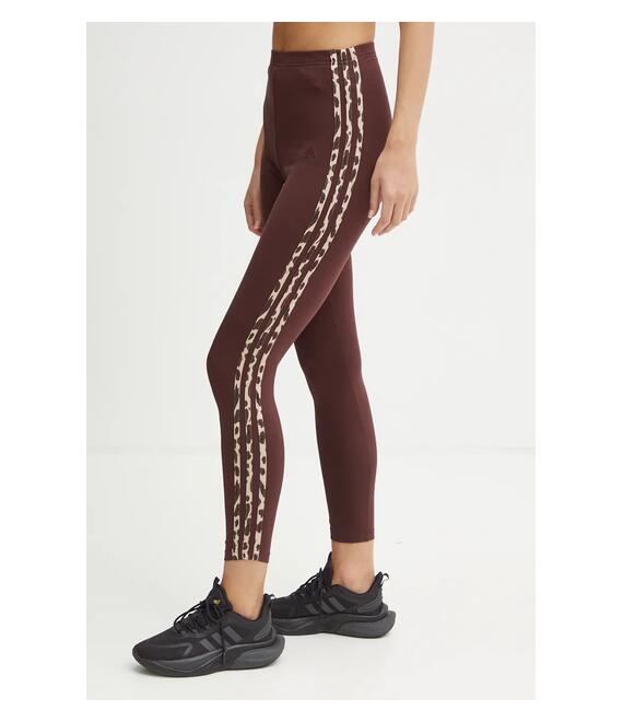 Κολάν adidas Animal χρώμα: καφέ, IY0150
