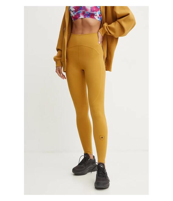 Κολάν προπόνησης adidas by Stella McCartney TrueStrenght χρώμα: κίτρινο, IY3428