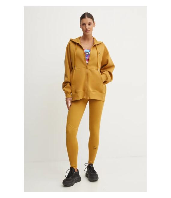 Κολάν προπόνησης adidas by Stella McCartney TrueStrenght χρώμα: κίτρινο, IY3428