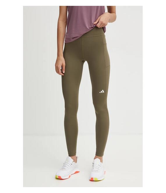 Κολάν για τρέξιμο adidas Performance Own The Run χρώμα: πράσινο, IX2867