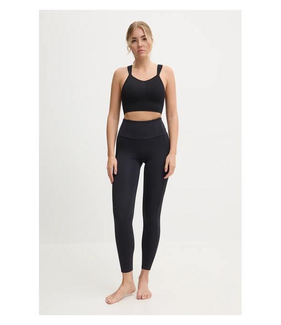 Κολάν γιόγκα Casall Corset χρώμα: μαύρο, 23144