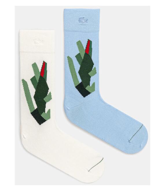 Κάλτσες Lacoste 2-pack χρώμα: άσπρο, RA3148