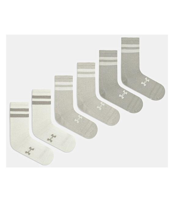 Κάλτσες Under Armour 6-pack χρώμα: άσπρο, 1387058