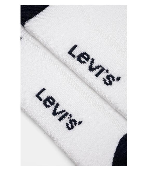 Κάλτσες Levi's 2-pack χρώμα: άσπρο, 37157-1163