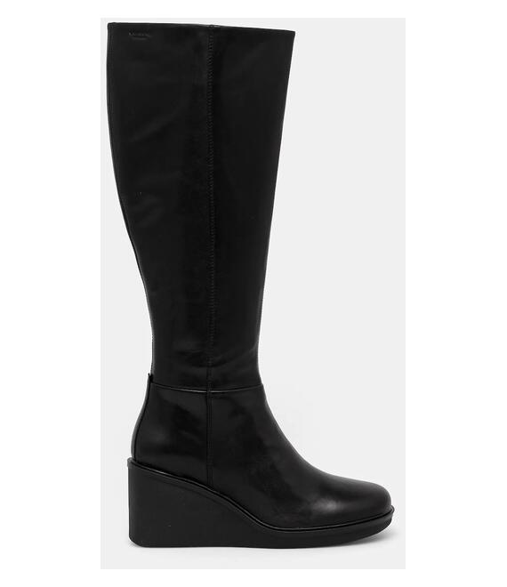 Δερμάτινες μπότες Vagabond Shoemakers DEENA γυναικείες, χρώμα: μαύρο, 5832-001-20