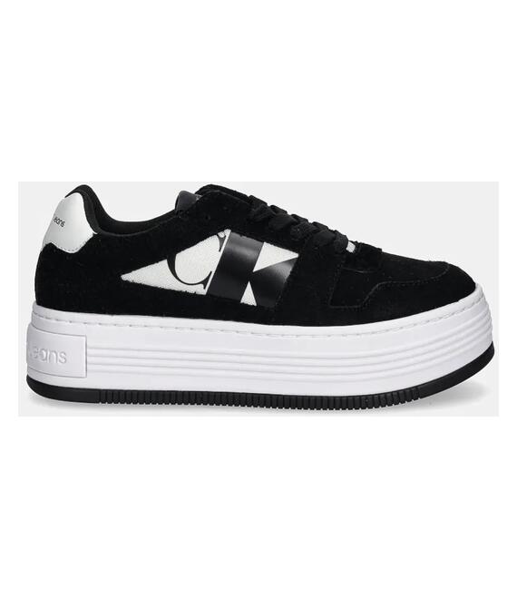 Αθλητικά Calvin Klein Jeans BOLD PLATF LOW MIX NBS MIX χρώμα: μαύρο, YW0YW01604