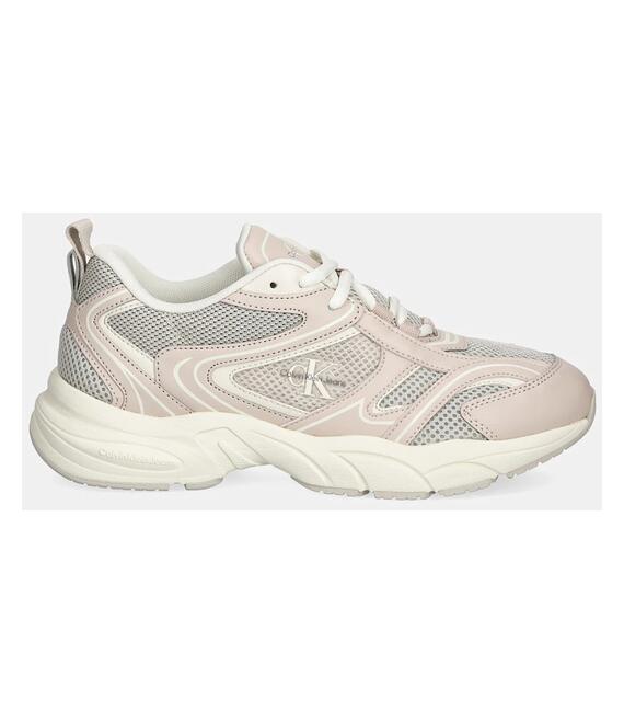 Αθλητικά Calvin Klein Jeans RETRO TENNIS MESH ML χρώμα: άσπρο, YW0YW01807
