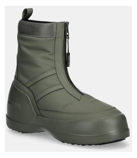Μπότες χιονιού Moon Boot MB LUNA ZIP BOOT χρώμα: πράσινο, 80D2480010 M006