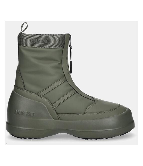 Μπότες χιονιού Moon Boot MB LUNA ZIP BOOT χρώμα: πράσινο, 80D2480010 M006