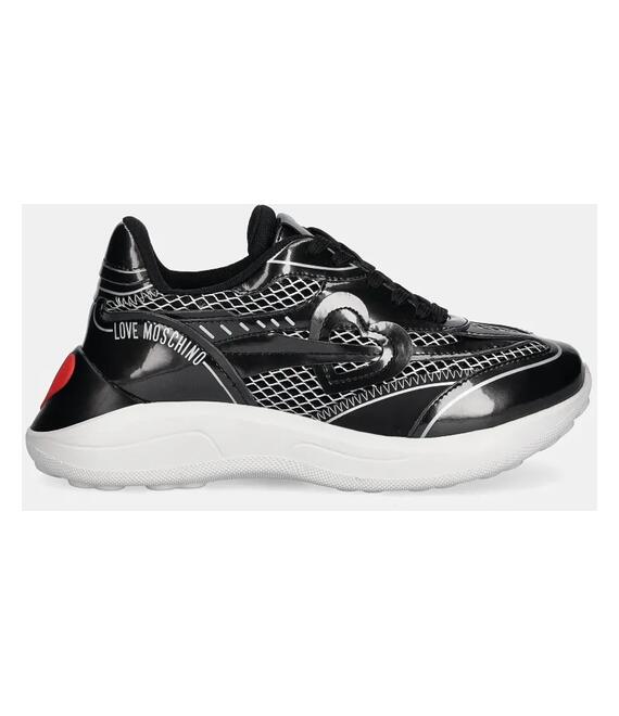 Αθλητικά Love Moschino χρώμα: μαύρο, JA15406G0LIQC00A