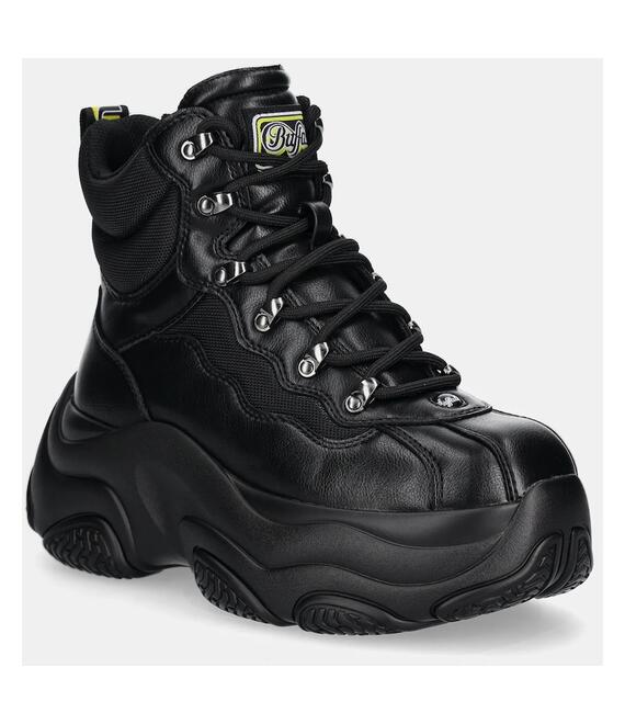 Αθλητικά Buffalo Prowler Hike Hi χρώμα: μαύρο, 1631058-BLK