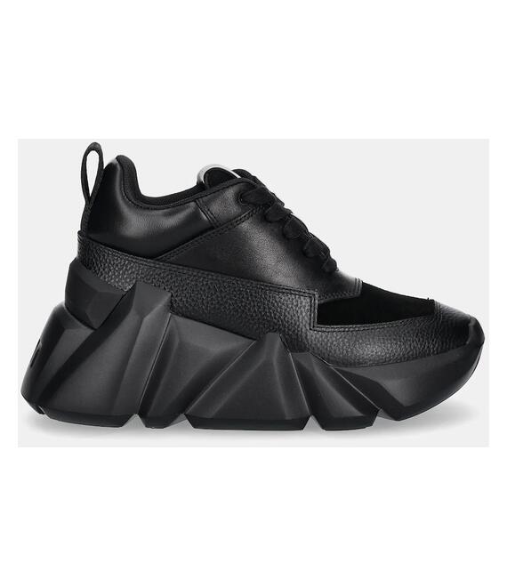Δερμάτινα αθλητικά παπούτσια United Nude Space Kick Max χρώμα: μαύρο, 10656560159