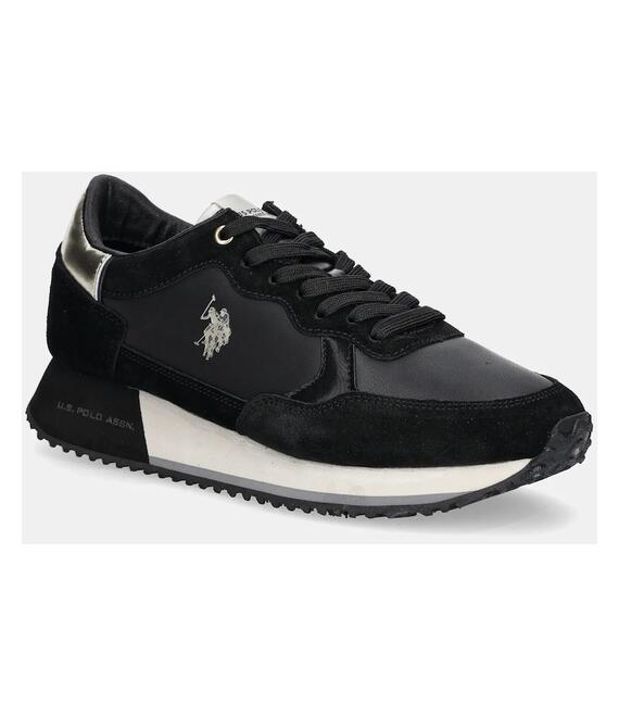 Αθλητικά U.S. Polo Assn. SACHA χρώμα: μαύρο, SACHA005W/DSN2