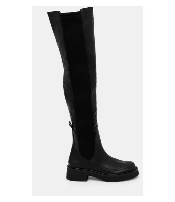 Μπότες Desigual LENA χρώμα: μαύρο, 24WSTP04 2000