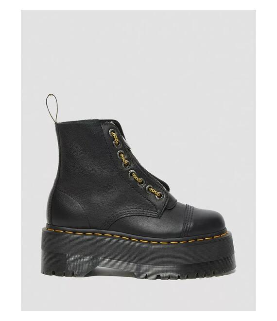 Δερμάτινα workers Dr. Martens Sinclair Max χρώμα: μαύρο, DM27358001