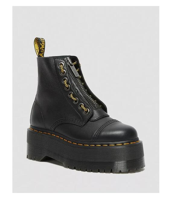 Δερμάτινα workers Dr. Martens Sinclair Max χρώμα: μαύρο, DM27358001